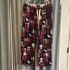 Abercrombie & Fitch Multicolor Plaid Lounge Pants Y2K